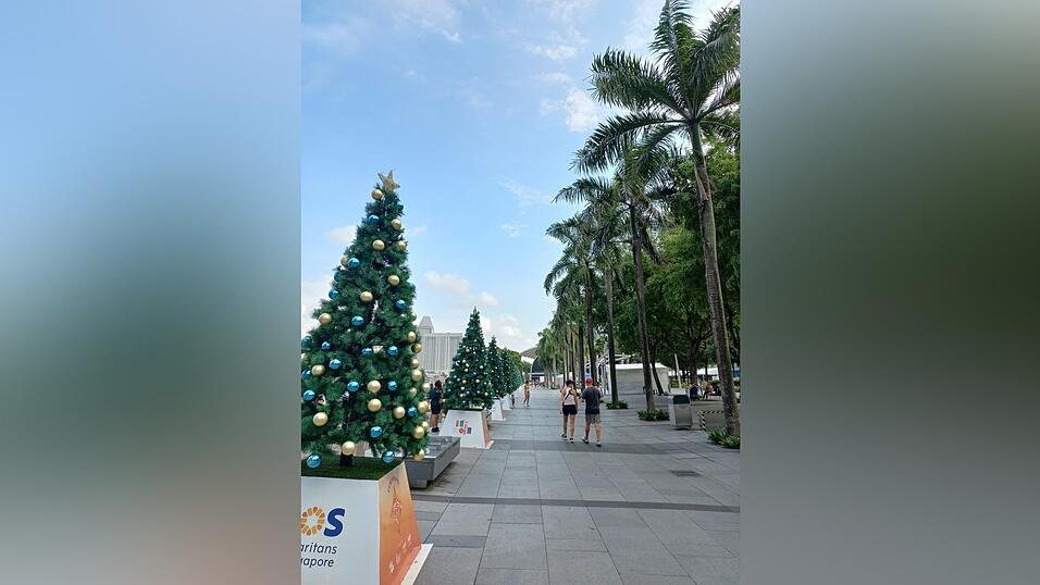 Bilder aus dem vorweihnachtlichen Singapur.