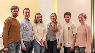 Die alte und neue Vorstandschaft des Musikvereins.