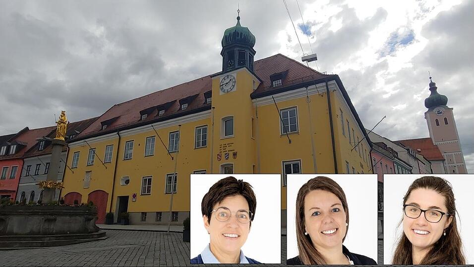 Neu im Stadtrat f&uuml;r LGM sind ab Mai: Pamela Schobner (v.l.), Vanessa Hofmann und Petra Gronau.