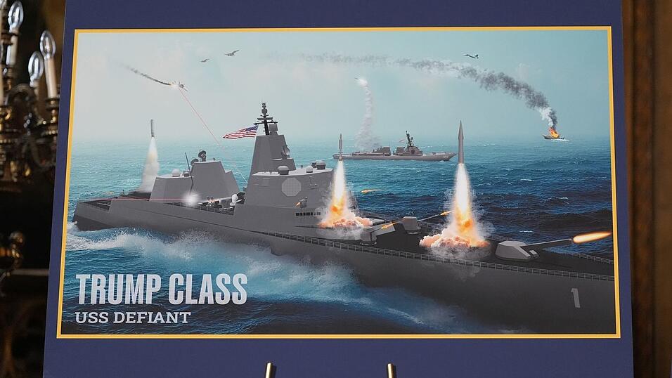 Trump k&uuml;ndigt den Bau von neuen Schlachtschiffen an.