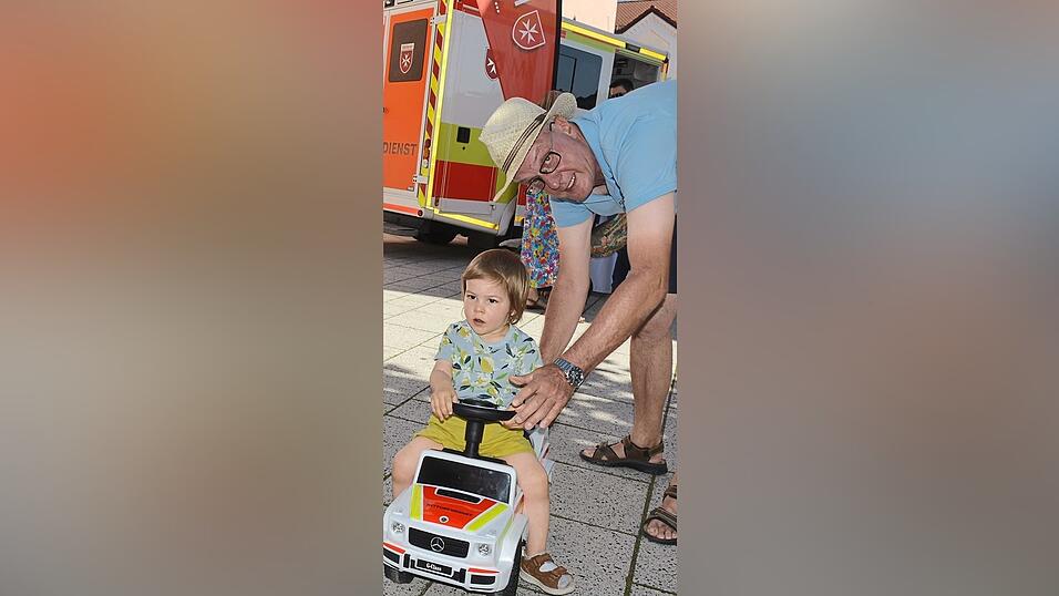 Rettungsminicar der BRK-Bereitschaft.