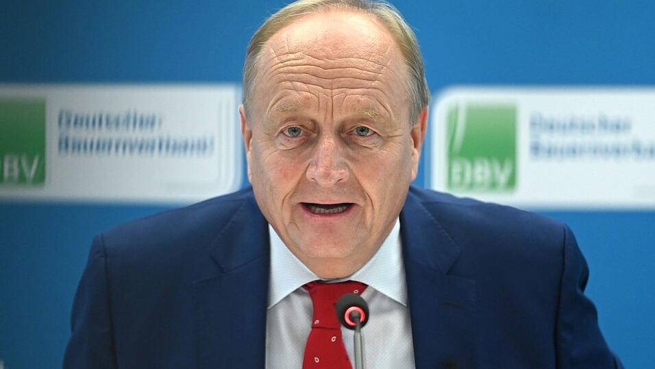 Bauernpr&auml;sident Rukwied fordert &laquo;frisches Geld&raquo; f&uuml;r den Umbau von St&auml;llen. (Archivbild)