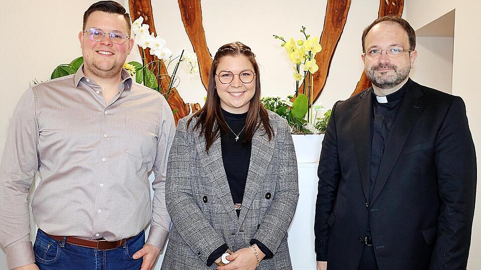 Martin und Theresa Limbrunner mit Dekan J&uuml;rgen Josef Eckl