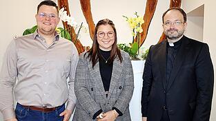 Martin und Theresa Limbrunner mit Dekan J&uuml;rgen Josef Eckl