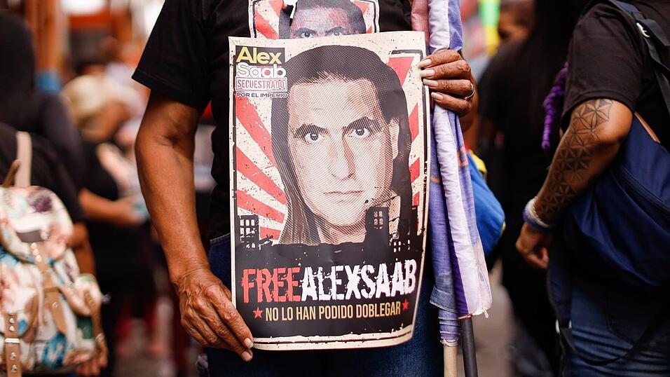 Nach seiner ersten Festnahme hatte es in Venezuela Proteste f&uuml;r Saabs Freilassung gegeben. (Archivbild)