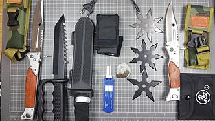 Mehrere Waffen und Drogen fanden die Ermittler bei den beiden Teenagern. Mehrere Waffen und Drogen fanden die Ermittler bei den beiden Teenagern.