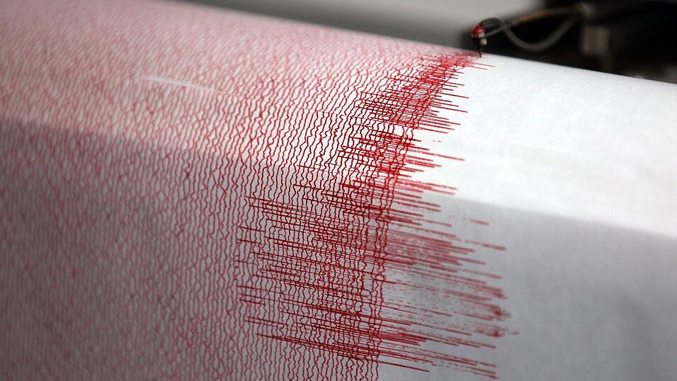 Seismographen zeichnen Erdbeben auf. (Symbolbild)