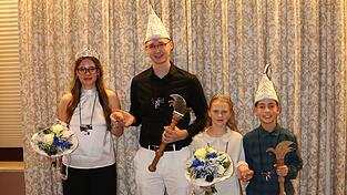 Diese Prinzenpaare schwingen heuer bei der Narradonia das Zepter: Elena I. und Patrik I. sowie Lisa I. und Noah I. (von links). Diese Prinzenpaare schwingen heuer bei der Narradonia das Zepter: Elena I. und Patrik I. sowie Lisa I. und Noah I. (von links).
