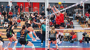 Im Gegensatz zum Hinspiel wollen NawaRo-Kapit&auml;nin Valbona Ismaili und ihre Mitspielerinnen gegen Vilsbiburg bestehen.