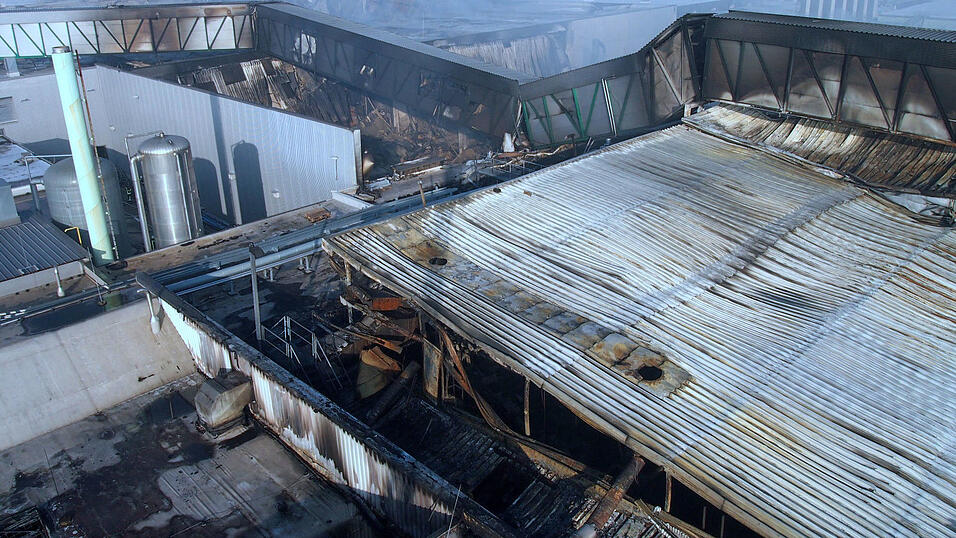 Die Hähnchenschlachterei ist nur noch eine Ruine. Foto: ih Die Hähnchenschlachterei ist nur noch eine Ruine. Foto: ih