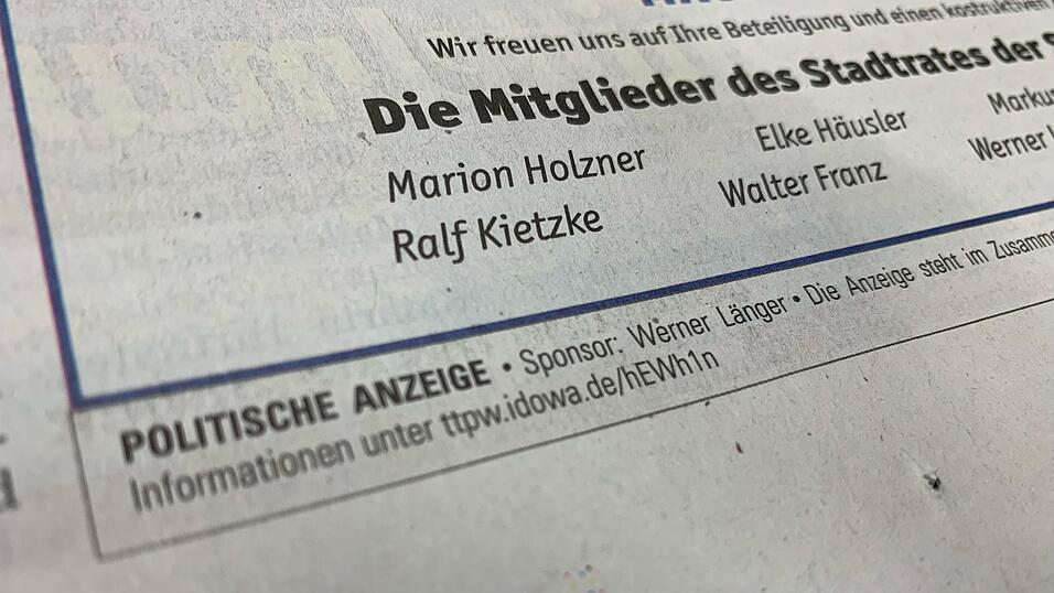 So sieht einer der neu eingeführten verpflichtenden Transparenzhinweise in unserer Zeitung aus. So sieht einer der neu eingeführten verpflichtenden Transparenzhinweise in unserer Zeitung aus.