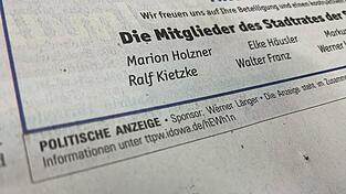 So sieht einer der neu eingeführten verpflichtenden Transparenzhinweise in unserer Zeitung aus. So sieht einer der neu eingeführten verpflichtenden Transparenzhinweise in unserer Zeitung aus.