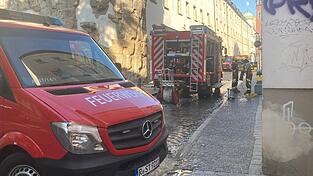 Die Einsatzkr&auml;fte waren wegen eines Wasserrohrbruchs&nbsp;in Regensburg ausger&uuml;ckt.&nbsp;