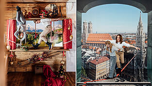 Kopfüber in einer Berghütte hängen oder auf einer Slackline über den Marienplatz gehen? In echt schwer möglich, in „Magic Bavaria“ klappt's. Kopfüber in einer Berghütte hängen oder auf einer Slackline über den Marienplatz gehen? In echt schwer möglich, in „Magic Bavaria“ klappt's.