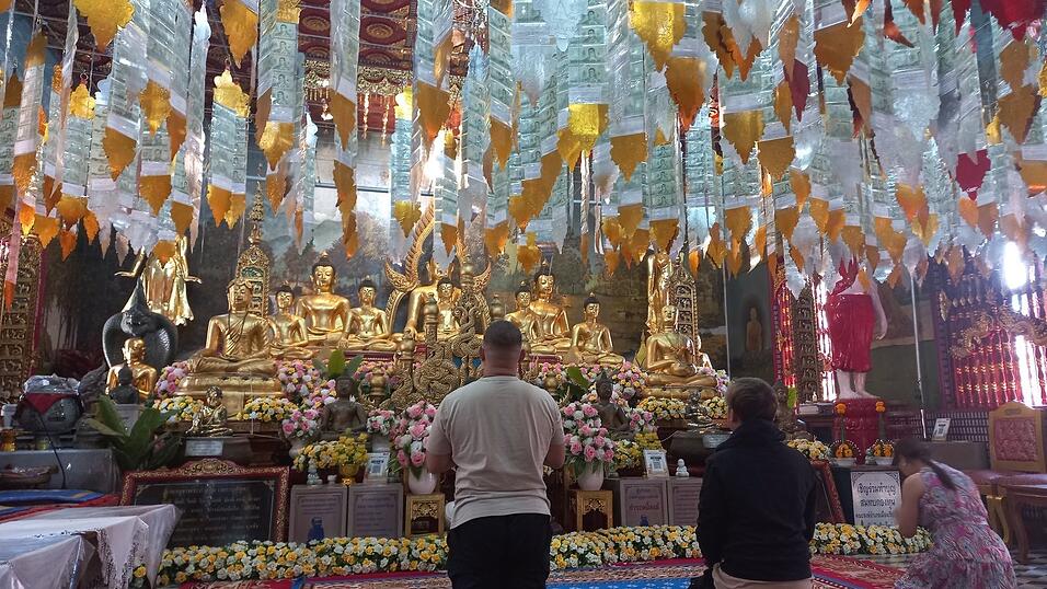 In Chiang Mai gibt es sehr viele Tempel.