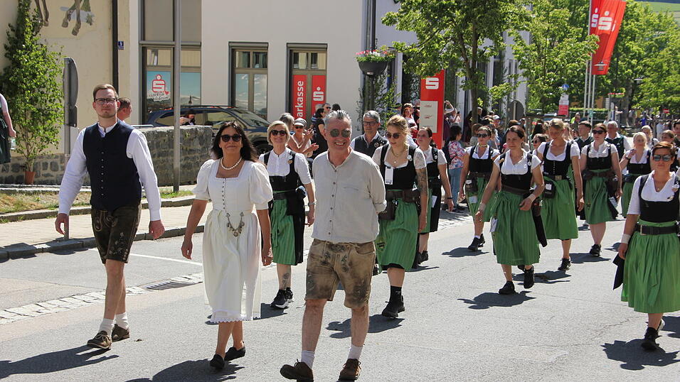 Das war der Bierzelteinzug am Pfingstsamstag in Bad K&ouml;tzting.