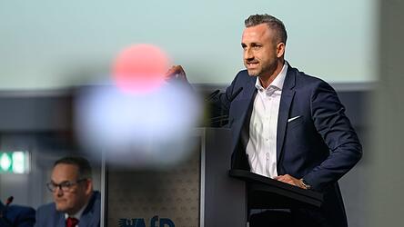 &laquo;Wir m&uuml;ssen es alleine schaffen&raquo;, sagte AfD-Spitzenkandidat Ulrich Siegmund.