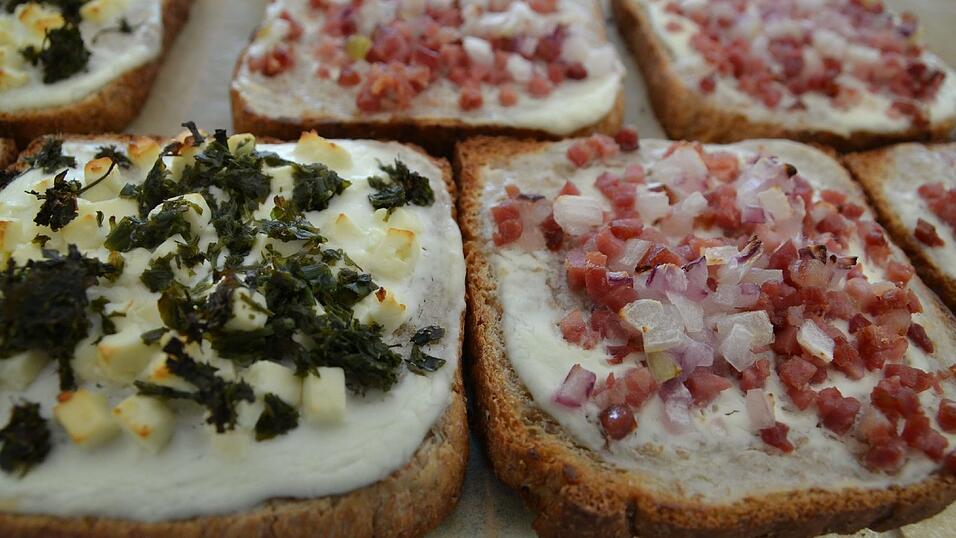 Der Toast ist nun fertig.