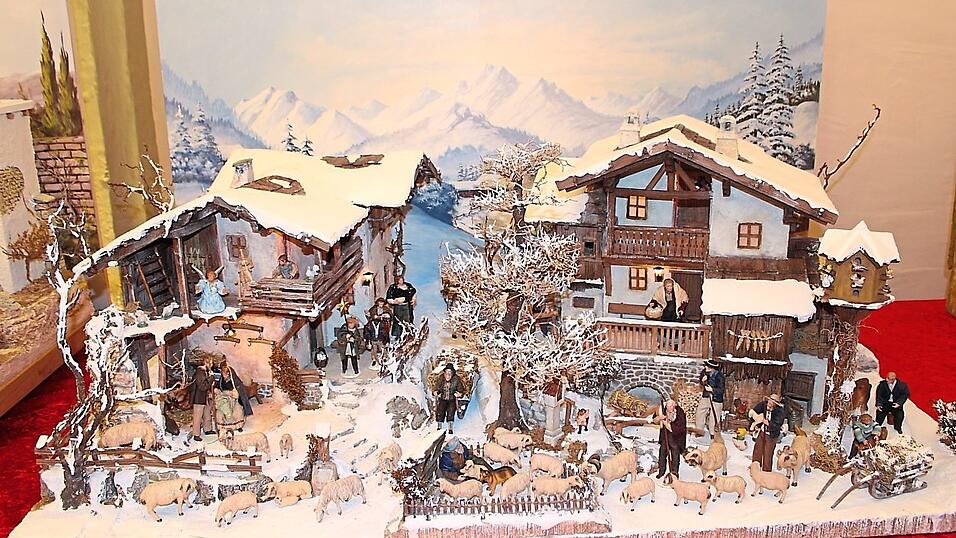 Eines der Exponate der Krippenausstellung in Abensberg, die an zwei Wochenenden fast 6000 Besucher anlockte.