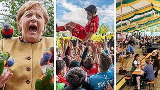 Merkel unter Papageien, ein emotionaler Abschied in Regensburg und ein Hauch von Volksfeststimmung in Straubing: Diese Momente haben die Menschen in Deutschland und der Welt dieses Jahr bewegt.
