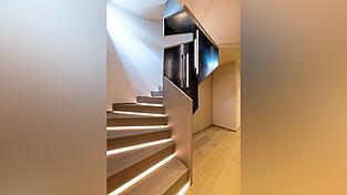 Ein Blick ins Innere der Luxuswohnung