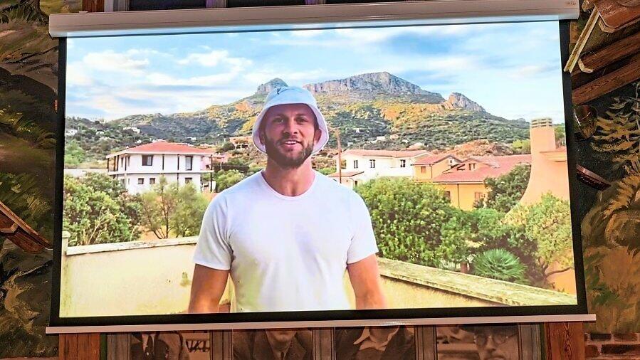 Videogru&szlig; aus Sardinien: Sebastian Seidl, der Sportler des Jahres.