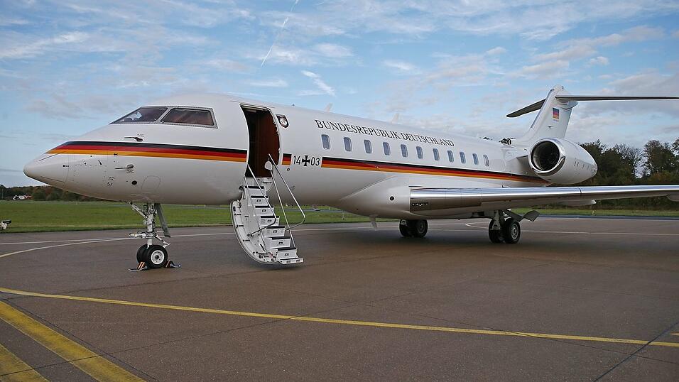 Eine Bombardier Global 5000 - hier in heimischen Gefilden zu sehen. (Archivbild) Eine Bombardier Global 5000 - hier in heimischen Gefilden zu sehen. (Archivbild)