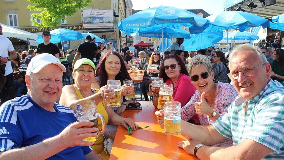 Das Bismarckplatzfest in Landshut war auch am Samstag gut besucht.