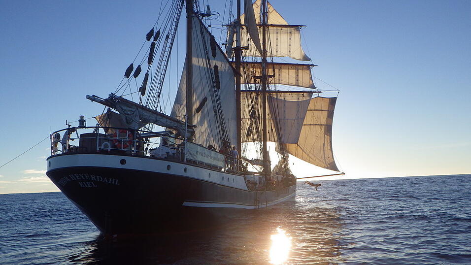 Für 34 Schüler des Projekts 'Klassenzimmer unter Segeln (KUS)' ist es ein Jahr lang ihre Schule: das Segelschiff 'Thor Heyerdahl'. Für 34 Schüler des Projekts 'Klassenzimmer unter Segeln (KUS)' ist es ein Jahr lang ihre Schule: das Segelschiff 'Thor Heyerdahl'.