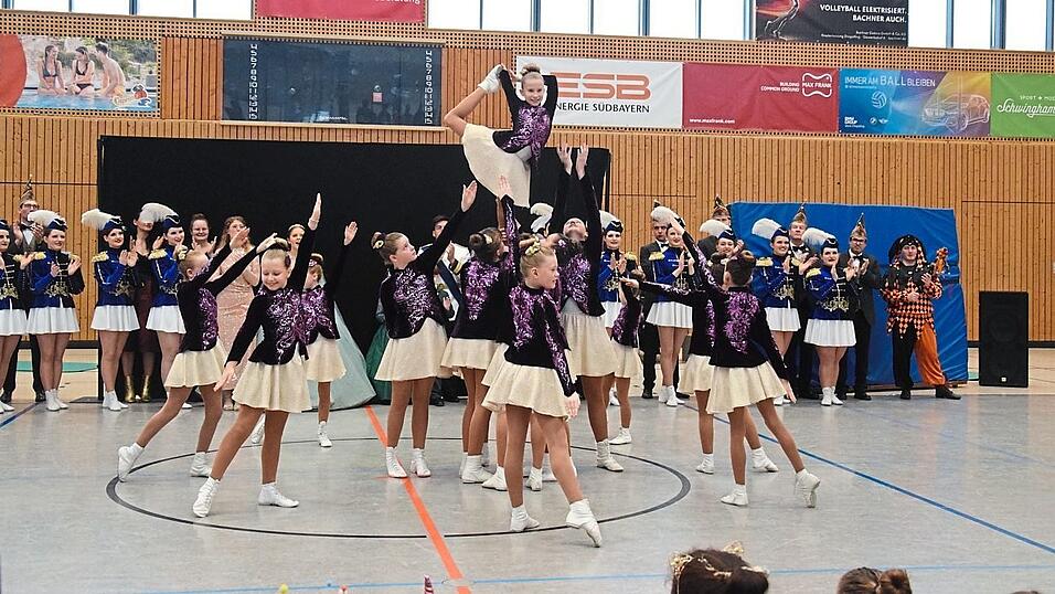 Die Kindergarde faszinierte die Besucher mit ihrem Auftritt.