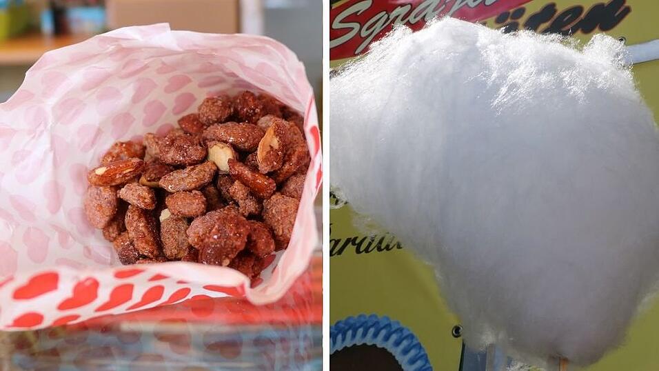 Gebrannte Mandeln vs. Zuckerwatte&nbsp;