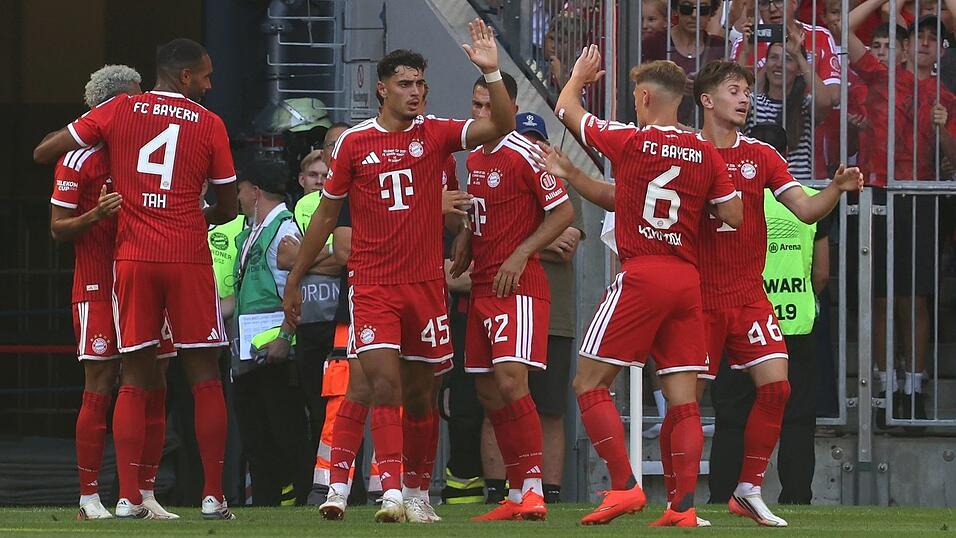 Der FC Bayern freut sich auf den Supercup in einer Woche gegen Dortmund. Der FC Bayern freut sich auf den Supercup in einer Woche gegen Dortmund.