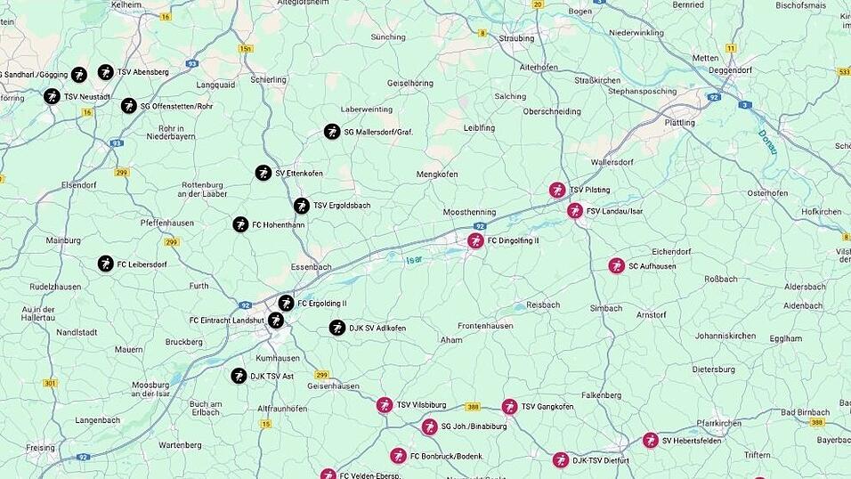 Mit vier Mannschaften ist der Landkreis Dingolfing-Landau in der Kreisliga Isar/Rott vertreten.