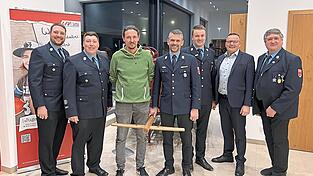 Florian He&szlig; ist neues Mitglied bei der Wehr Gottfrieding.