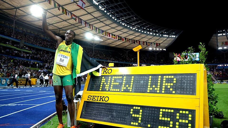 Lief Weltrekord in Berlin: Sprint-Legende Bolt. (Archivbild) Lief Weltrekord in Berlin: Sprint-Legende Bolt. (Archivbild)