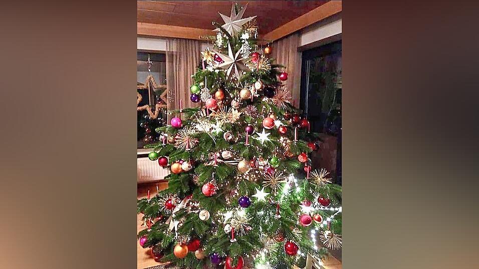 Konrad Treitingers Christbaum kann mit jedem anderen um die Wette funkeln.