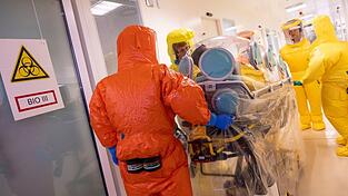 Auf einer Sonderisolierstation k&ouml;nnen hochinfekti&ouml;se Patienten behandelt werden. (Archivbild)