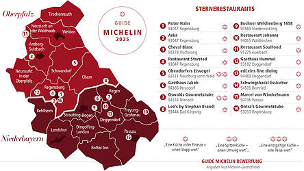 Insgesamt 16 Sterne-Lokale gibt es jetzt in der Region.