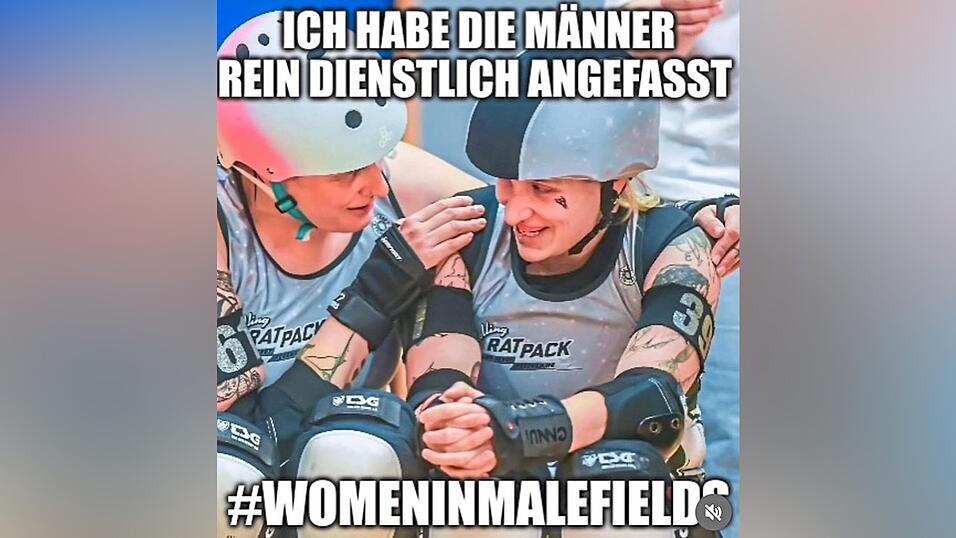 Auf Instagram haben die Spielerinnen des Rolling Rat Pack einen aktuellen Trend aufgegriffen. Auf Instagram haben die Spielerinnen des Rolling Rat Pack einen aktuellen Trend aufgegriffen.