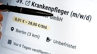 Konkrete Angaben zur Bezahlung fehlen in vielen Stellenanzeigen. (Symbolbild)