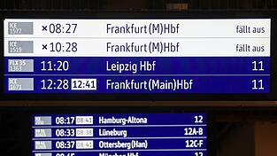 Immer mehr Züge der Bahn fallen aus. Oft liegt das an Streiks oder dem Wetter, oft aber auch an der Bahn selbst. (Archivbild)