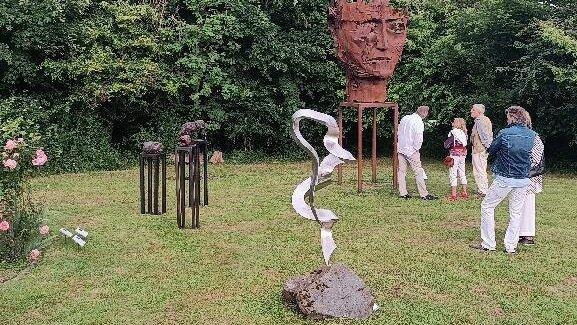 Noch bis Sonntag ist der W&ouml;lflauer Skulpturen-Sommer ge&ouml;ffnet.