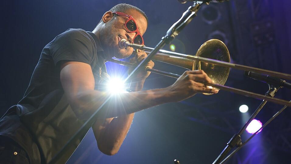 Impressionen vom Auftritt von Trombone Shorty & Orleans Avenue. Foto: Ulli Scharrer / Mathias Adam