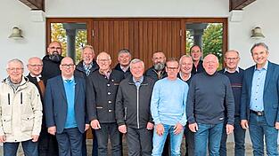 Vertreter der Marianischen M&auml;nnerkongregation Landshut und Umgebung bei der Herbstversammlung mit Neuwahl des Marianischen Rates.