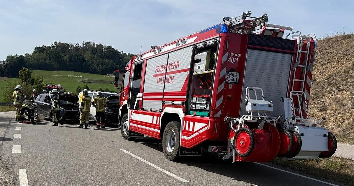 Zwei verletzte Personen bei Unfall im Kreis Cham