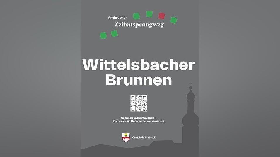 Mit diesen Tafeln soll der „Zeitensprungweg“ den Besucher zu 21 historisch bedeutsamen Gebäuden führen. Mit dem QR-Code lassen sich kurze Sprechsequenzen abrufen. (Entwurf) Mit diesen Tafeln soll der „Zeitensprungweg“ den Besucher zu 21 historisch bedeutsamen Gebäuden führen. Mit dem QR-Code lassen sich kurze Sprechsequenzen abrufen. (Entwurf)