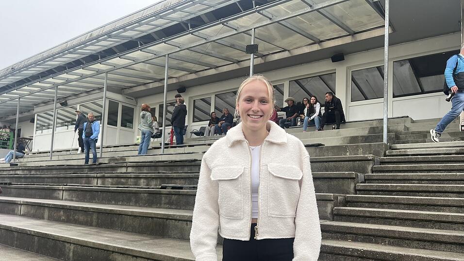Franziska Kett besuchte am Samstag ihren Ex-Verein SpVgg GW Deggendorf.