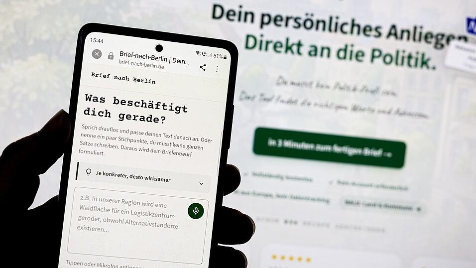 Das Portal soll helfen, sich an Politiker zu wenden. Das Portal soll helfen, sich an Politiker zu wenden.
