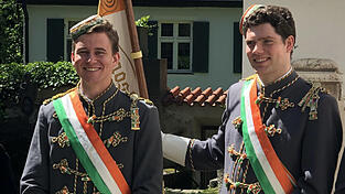Johannes Alfery (links) und Linus Bergsteiner.