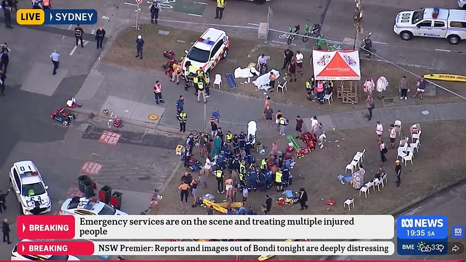 Bei dem Angriff in der australischen Metropole Sydney sind mehrere Menschen getötet worden. Bei dem Angriff in der australischen Metropole Sydney sind mehrere Menschen getötet worden.